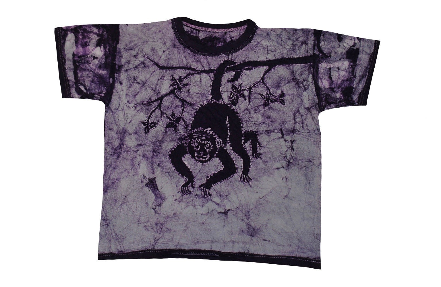 Purple Monkey T-Shirt Youth | SmileGiver Batik – SMILEGIVER BATIK
